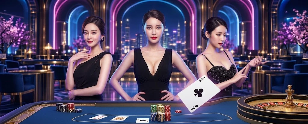 live casino banner